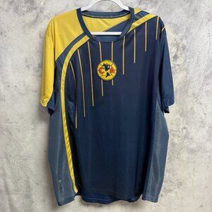 Club America Soccer Jersey Adult XL Blue Rhinox Group Football